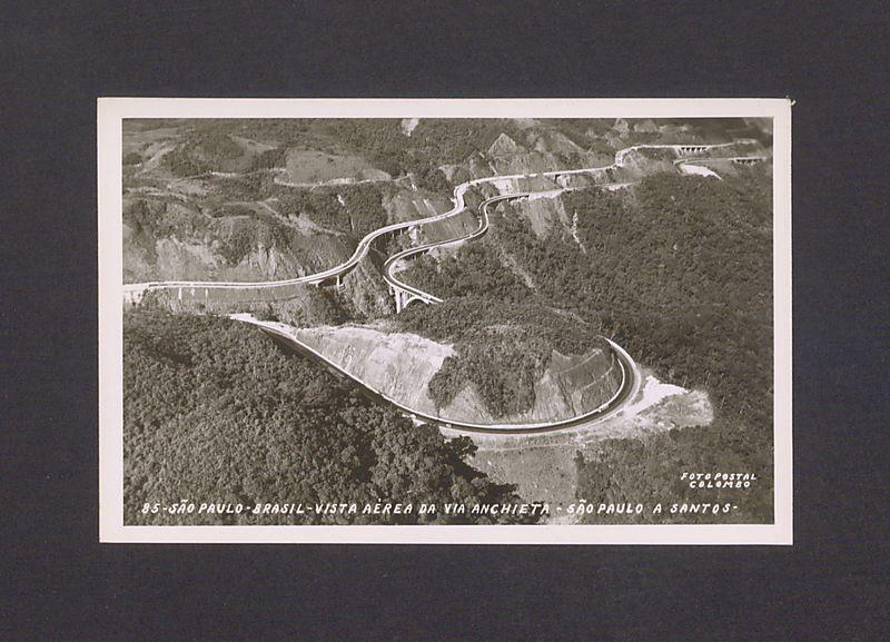 Sao Paulo, Brasil, Vista Aerea da Via Anchieta