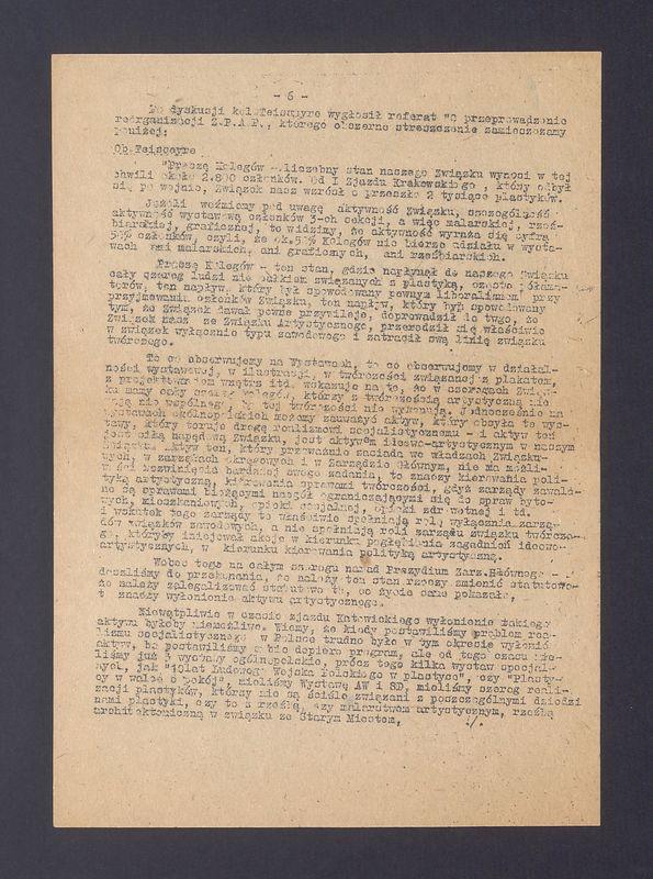 Biuletyn Informacyjny Zarządu Głównego Związku Polskich Artystów Plastyków