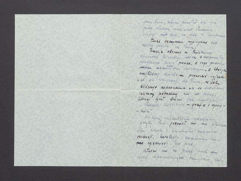 Jeszcze przed wyjaśnieniem powodów, które mnie skłoniły do napisania listu [...]