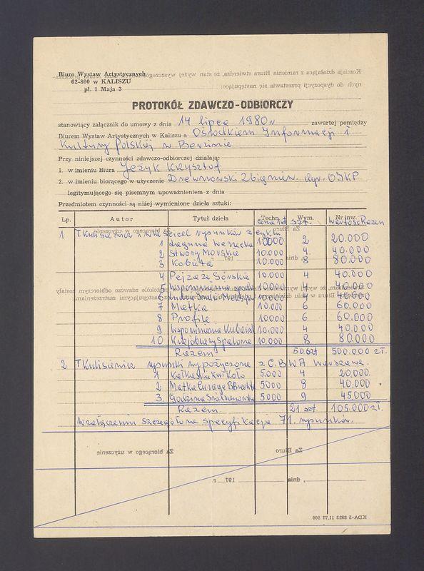 Protokół zdawczo-odbiorczy