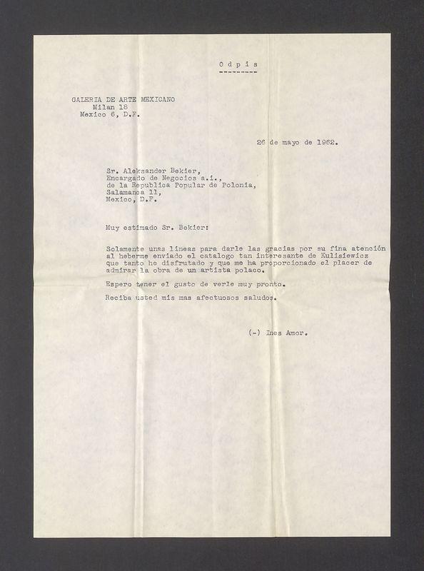 Muy estimado Sr. Bekier: Solamente unas lineas para darle [...]