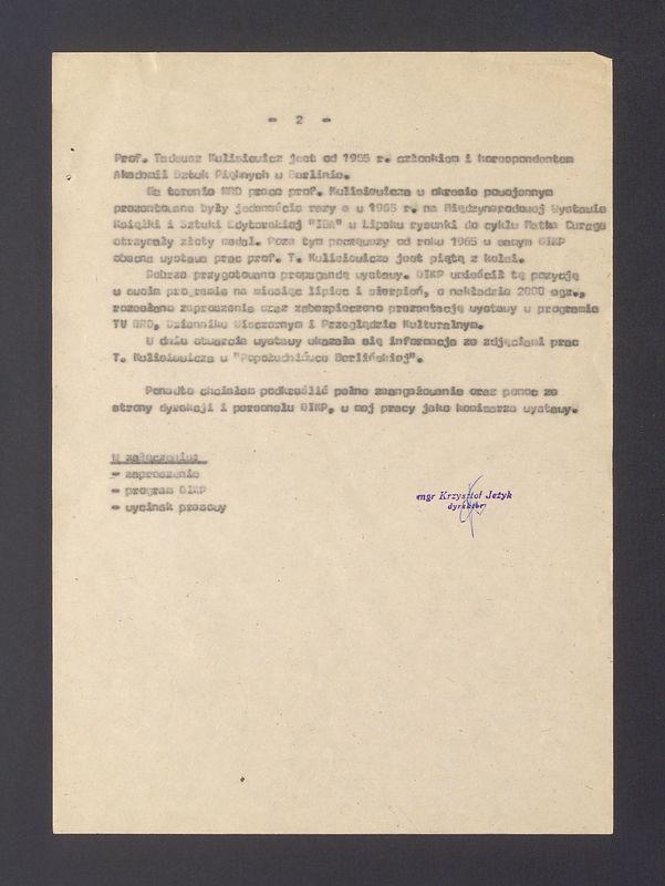 Sprawozdanie z pobytu służbowego w Ośrodku Informacji i Kultury Polskiej w Berlinie