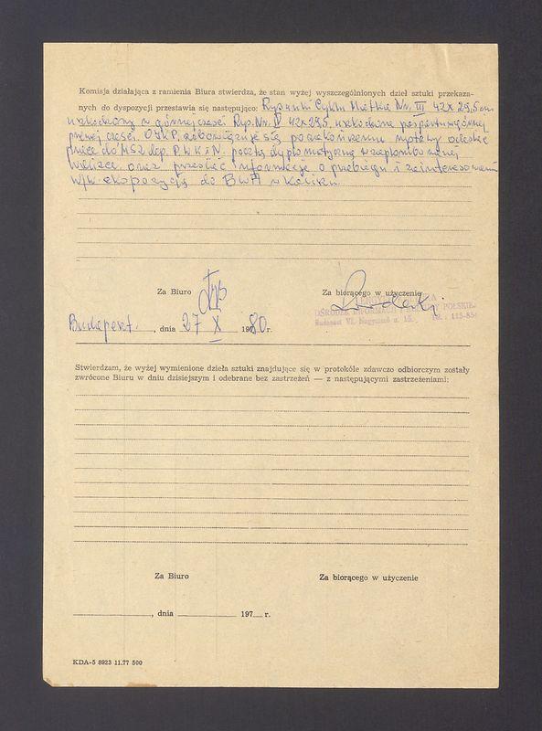 Protokół zdawczo-odbiorczy 