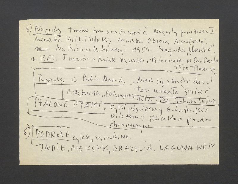 Życiorys artystyczny, cz. 4