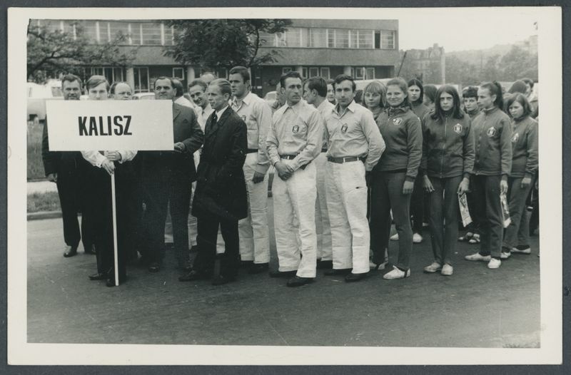 Zdjęcie z albumu dotyczącego kaliskiej hali sportowej