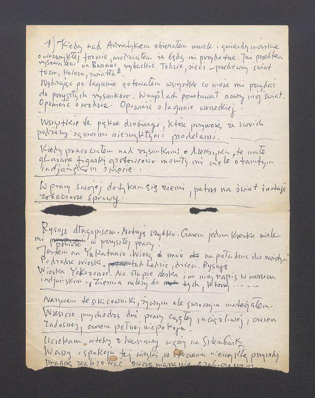 1) Kiedy nad Adriatykiem zbierałem muszle i gwiazdy morskie [...]