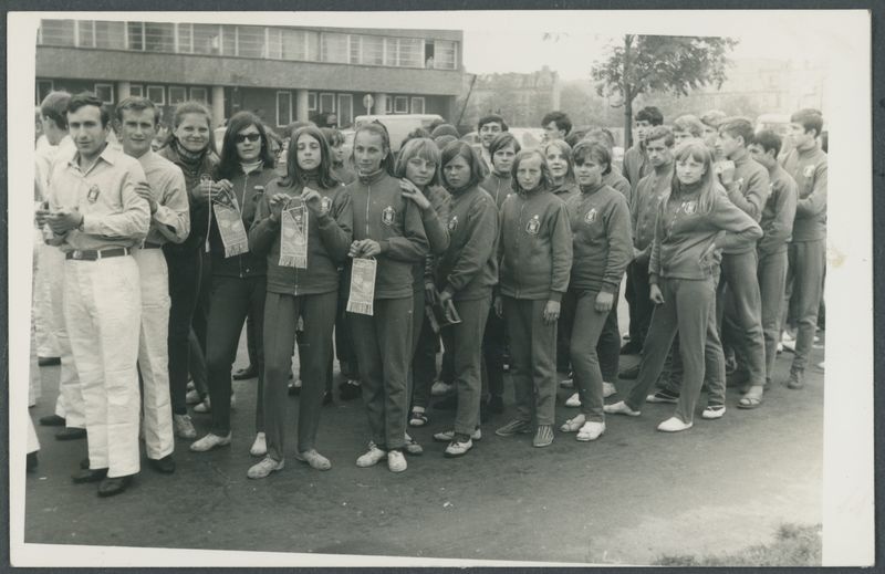 Zdjęcie z albumu dotyczącego kaliskiej hali sportowej