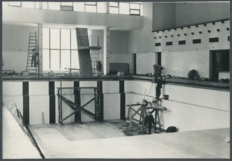 Zdjęcie z albumu dotyczącego kaliskiej hali sportowej