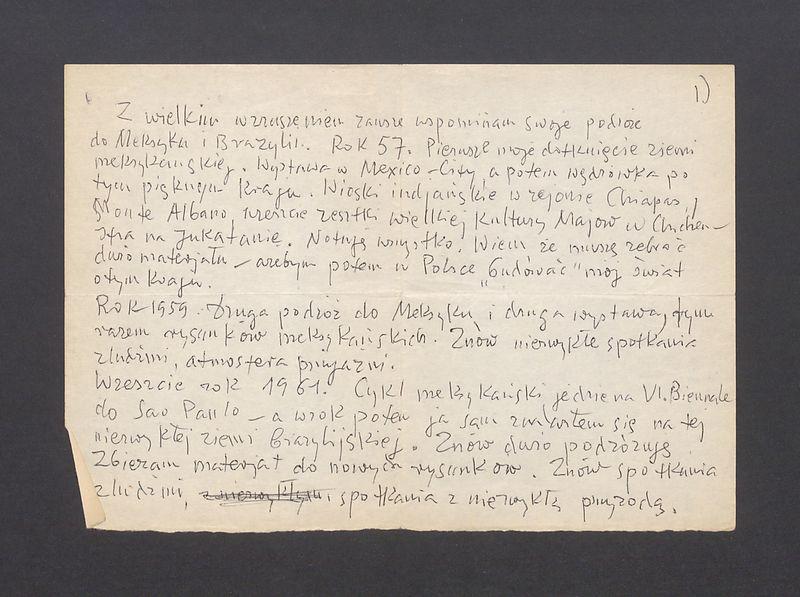 Notatka - wspomnienie z podróży do Meksyku i Brazylii, cz. 2