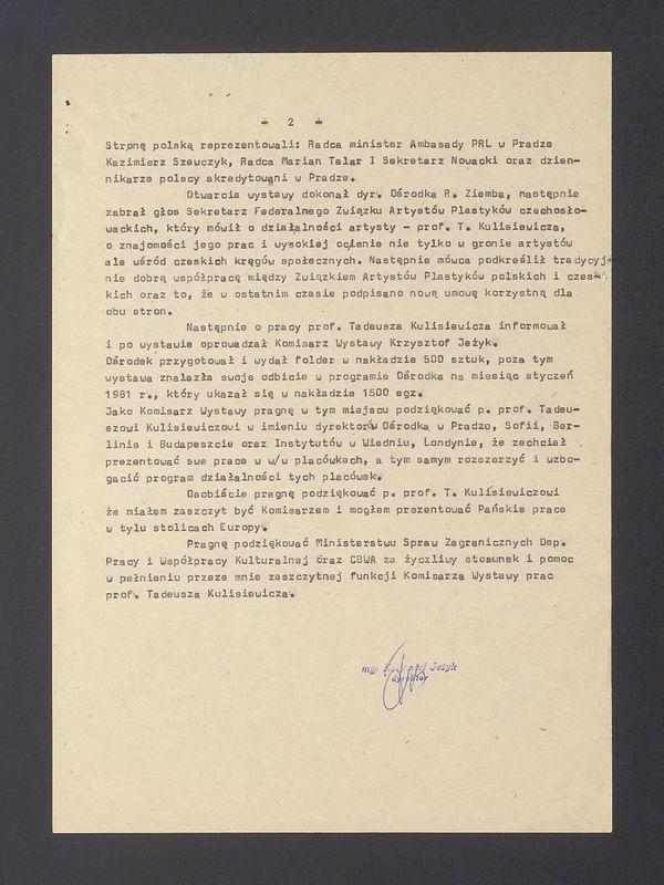 Sprawozdanie z pobytu służbowego w Ośrodku Informacji i Kultury Polskiej w Pradze