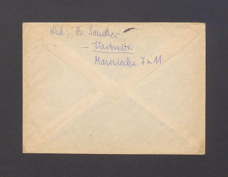 Koperta, nad. B. Sandler