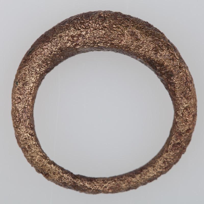 Pierścień brązowy - owalny