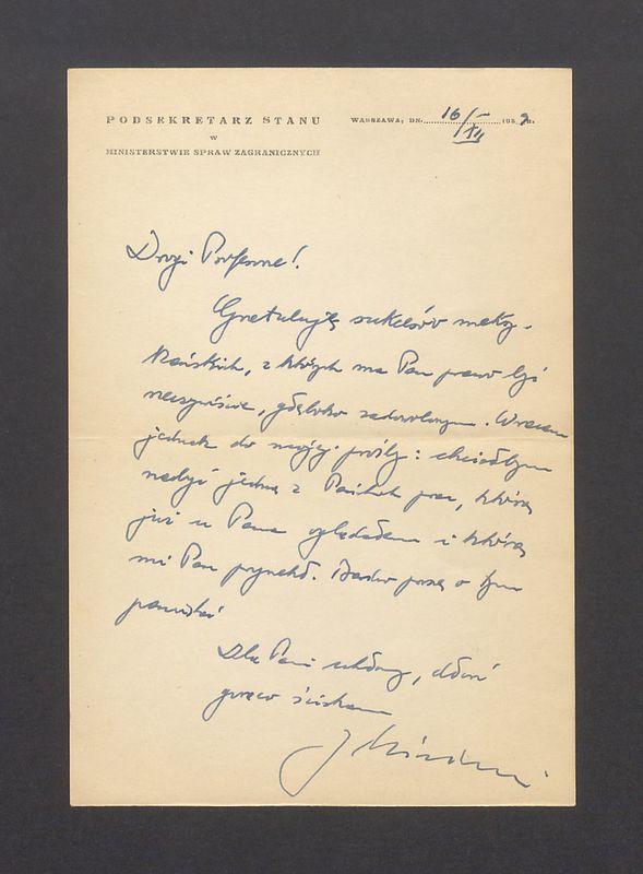 Drogi Profesorze! Gratuluję sukcesów [...]