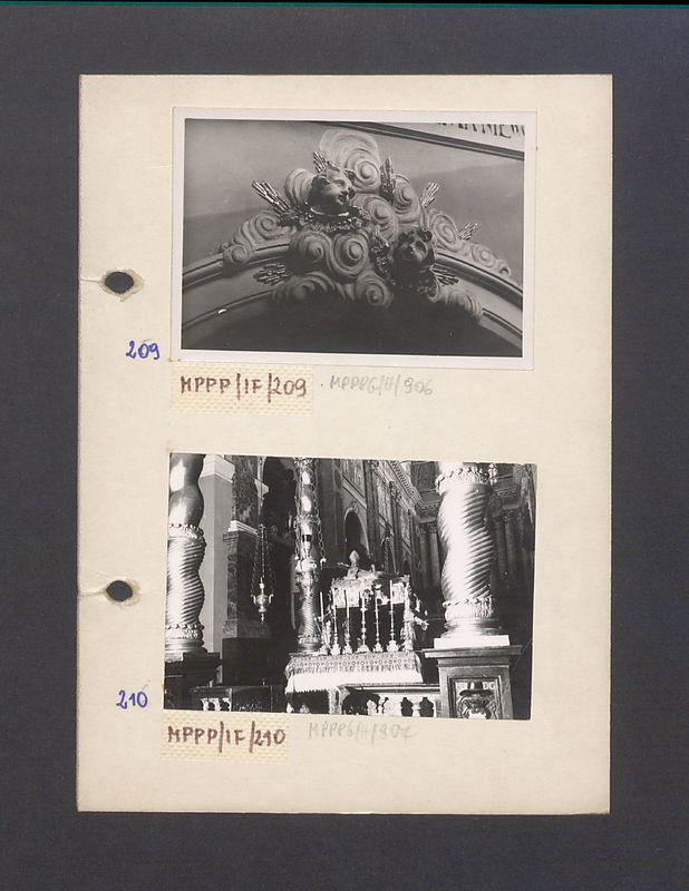 Wnętrze gnieźnieńskiej katedry. Trumna św. Wojciecha.