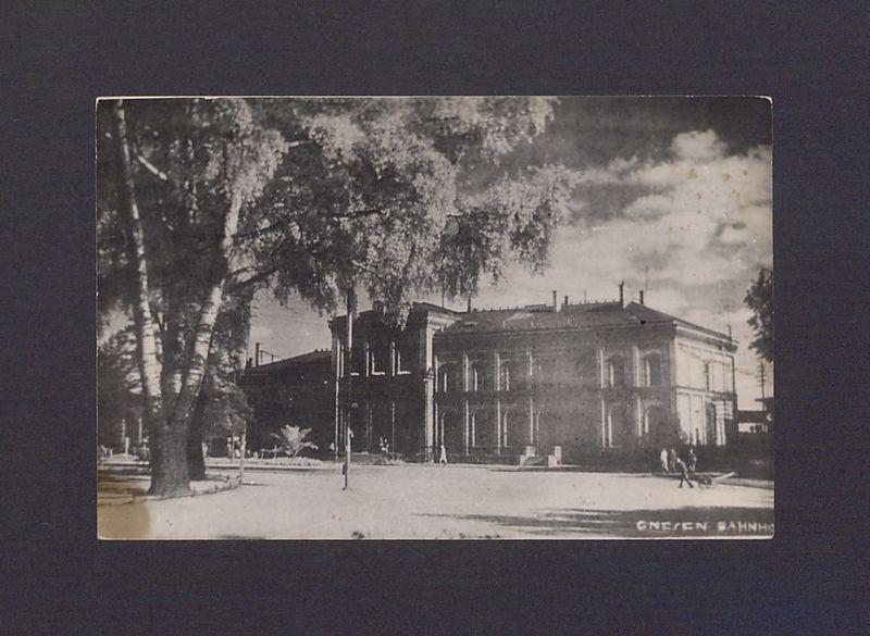 Dworzec kolejowy w Gnieźnie, widok z ul. Lecha,