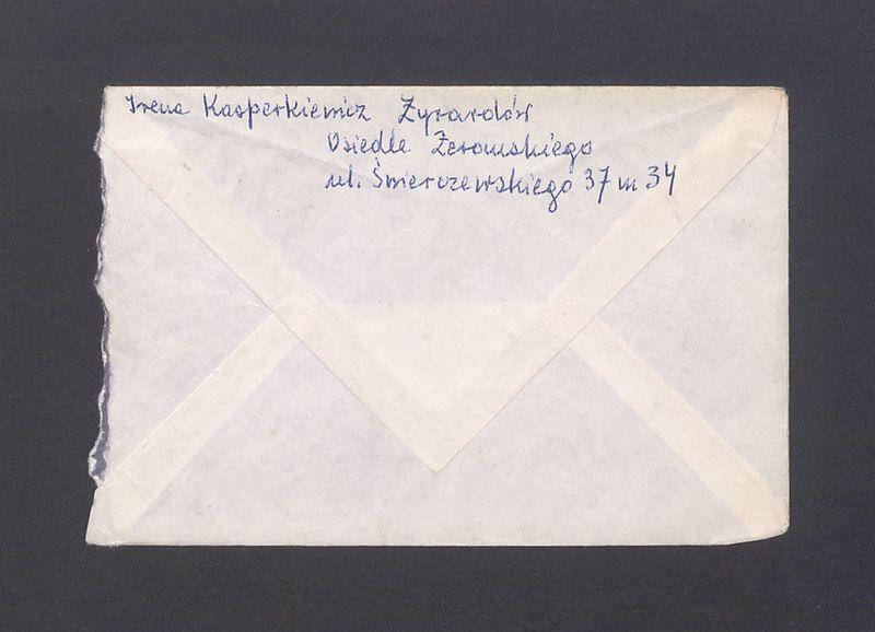 Koperta, nad. Irena Kasperkiewicz
