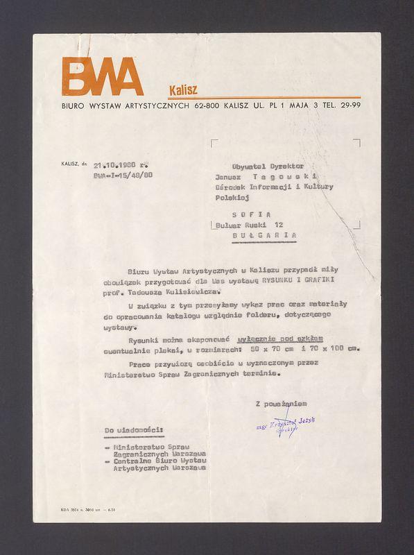 Biuru Wystaw Artystycznych przypadł miły obowiązek przygotować dla Was wystawę [...]