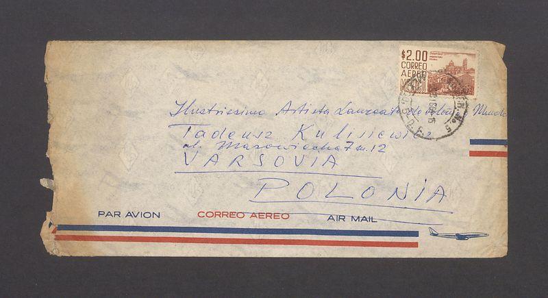 Koperta, adr. Tadeusz Kulisiewicz