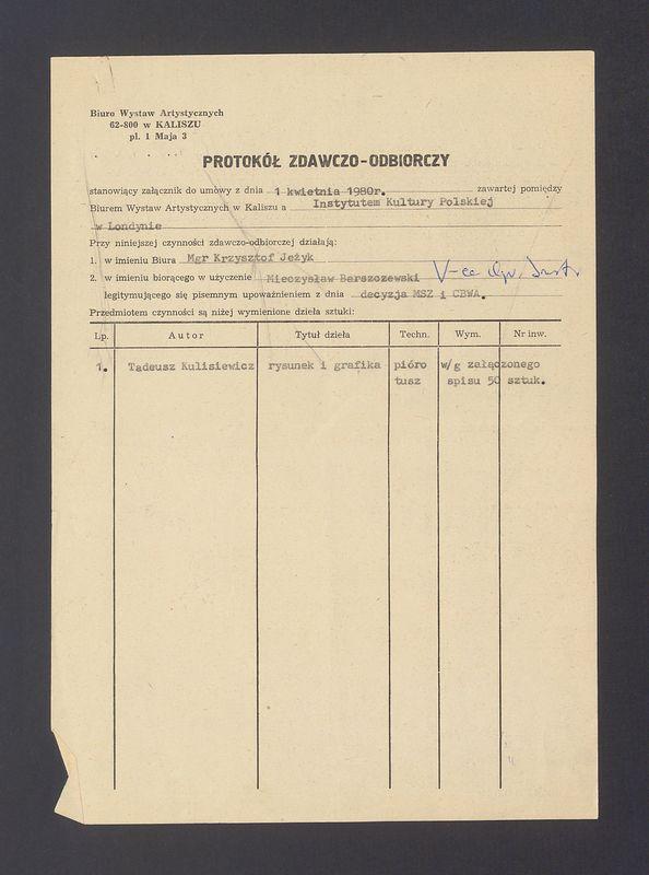 Protokół zdawczo-odbiorczy