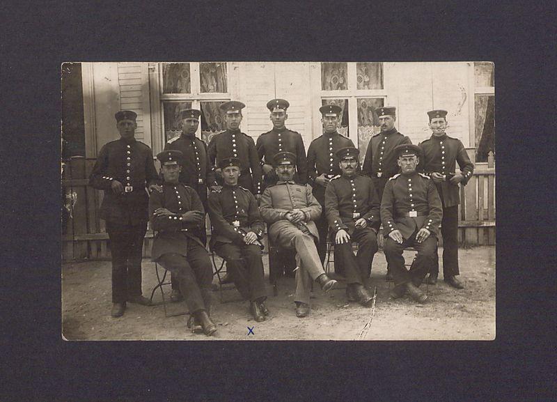 Paweł Cyms w wojsku niemieckim.