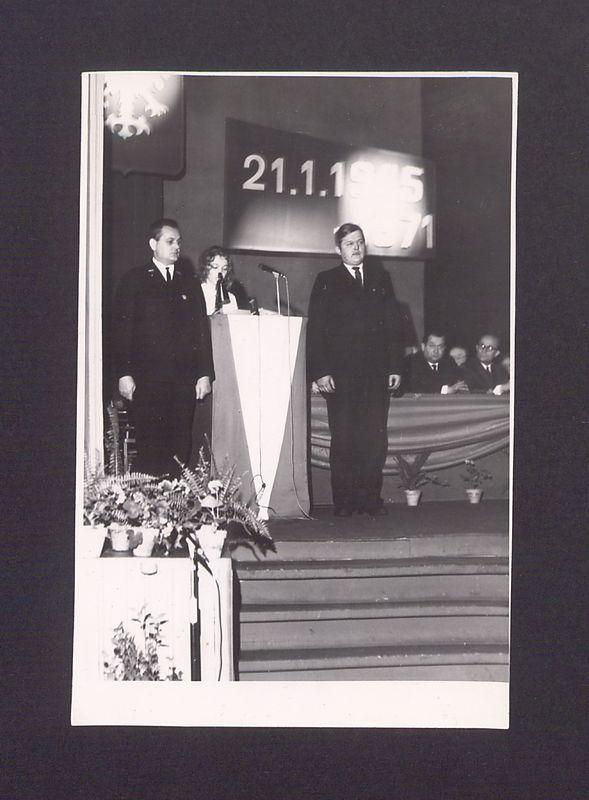 26 rocznica obchodów wyzwolenia miasta Gniezna 21-01-1945 – 1971. Przemowa.