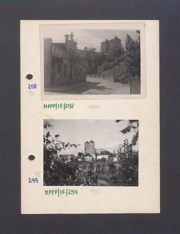 Ulica św. Wojciecha, w głębi widoczna wieża katedry.