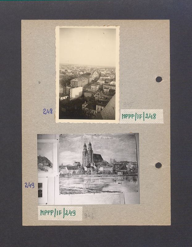 Widok z wieży katedry na ul. Franciszkańską.