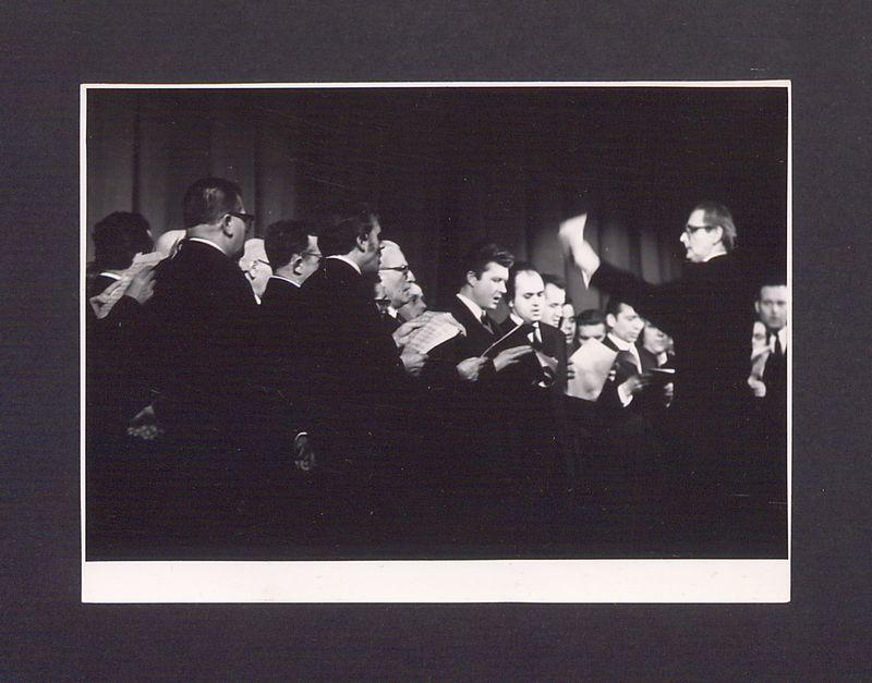 26 rocznica obchodów wyzwolenia miasta Gniezna 21-01-1945 – 1971. Koncert członków chóru "Dzwon".