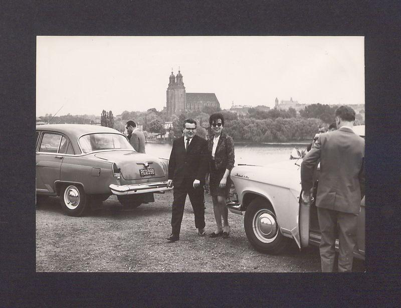 Wizyta gości z Węgier. Widok na katedrę.