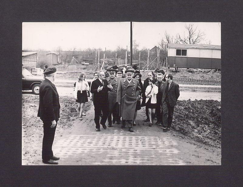 Wizyta żołnierzy radzieckich. 