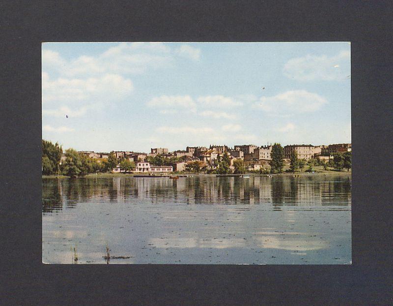 Gniezno, widok ogólny od strony jeziora Jelonek.