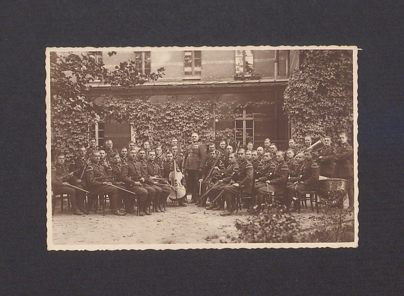 Orkiestra wojskowa 69 Pułku Piechoty w Gnieźnie.