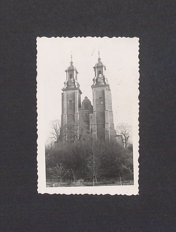 Gniezno. Wieże katedry.