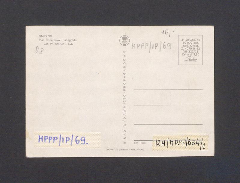 Plac Bohaterów Stalingradu.