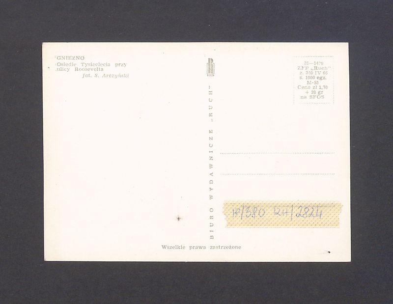 Osiedle Tysiąclecia przy ul. Roosevelta w Gnieźnie.