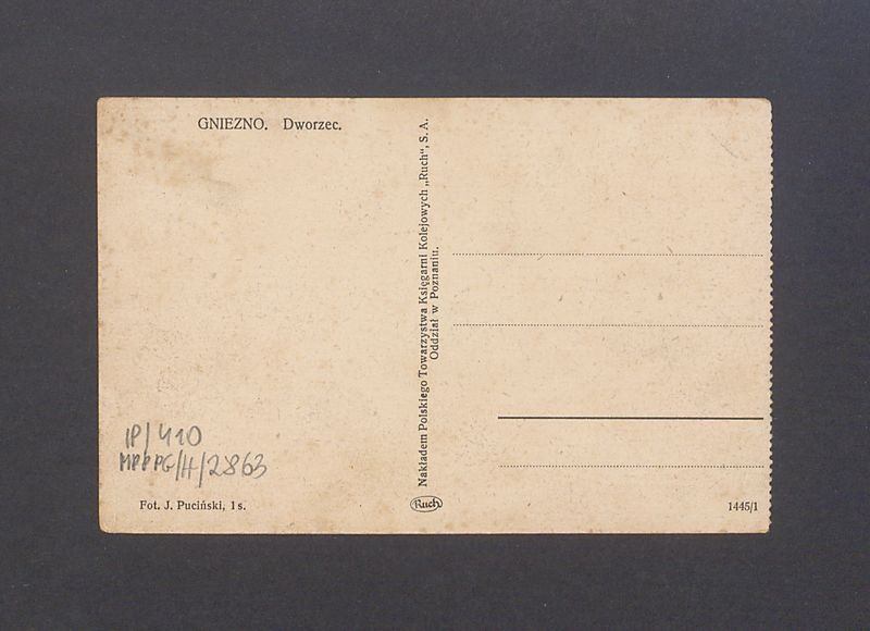 Gniezno, dworzec.
