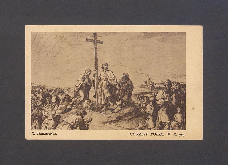 Chrzest Polski w roku 965 według R. Hadziewicza.