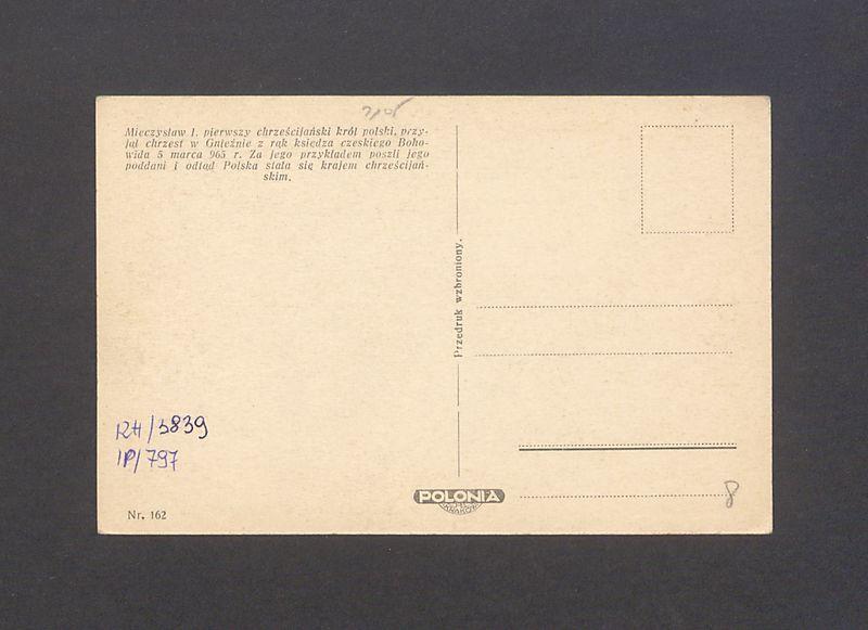 Mieczysław I - chrzest w r. 965 według F. Smuglewicza.