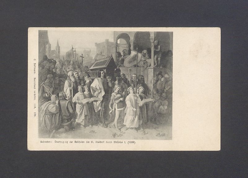 Procesja z relikwiami św. Wojciecha.