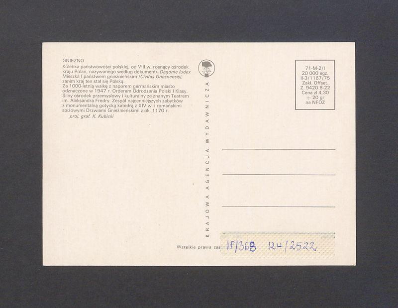 Plan miasta Gniezna.