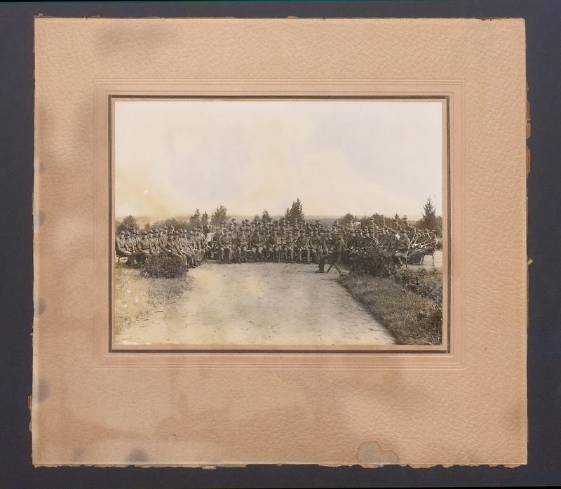 Orkiestra wojskowa 69 Pułku Piechoty w Biedrusku.