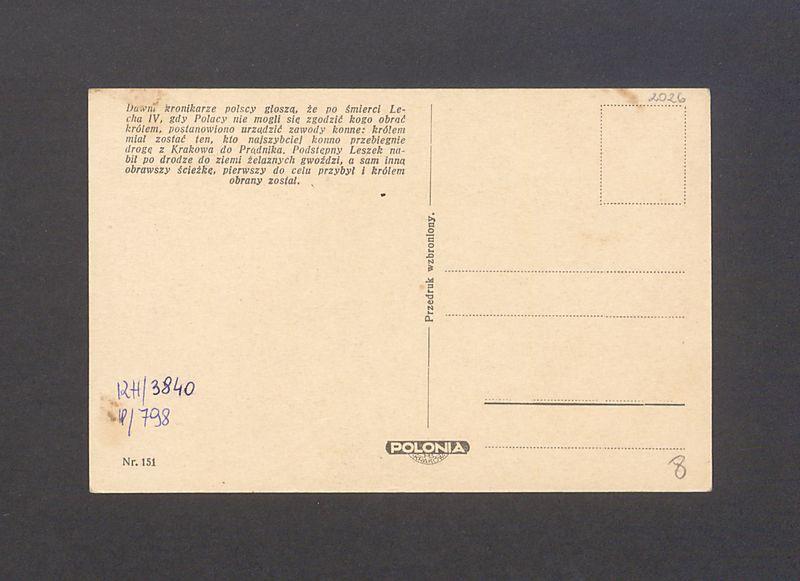 Lech V (Leszek) według starego drzeworytu.