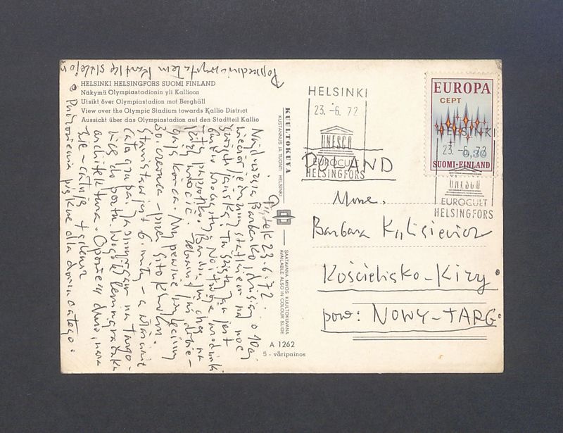 Najdroższa Barbarko, dzisiaj o 10ej wieczór jedziemy [...]