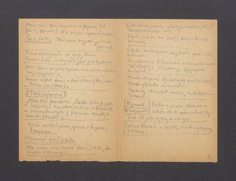 Można daną treść wyrazić w lepszej lub gorszej formie [...]