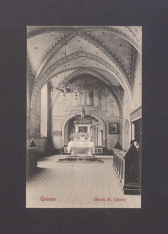 Ołtarz bł. Jolenty w kościele franciszkanów w Gnieźnie.