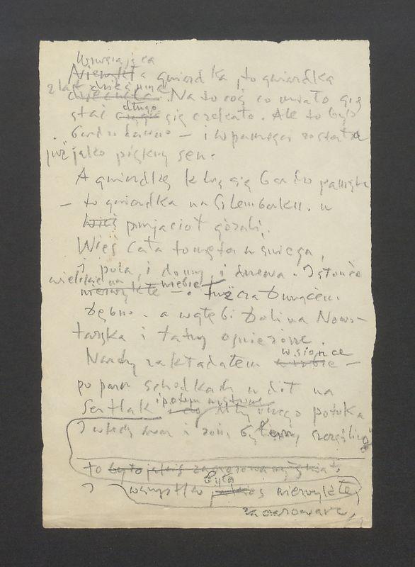 Wspomnienie gwiazdki z dzieciństwa i w Szlembarku