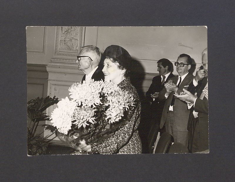  Prof. ekonomii Bolesław Kasprowicz (junior) z żoną.