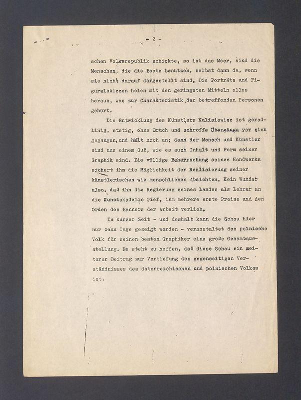 Tadeusz Kulisiewicz gilt mit Recht als bedeutender polnischer Graphiker [...]