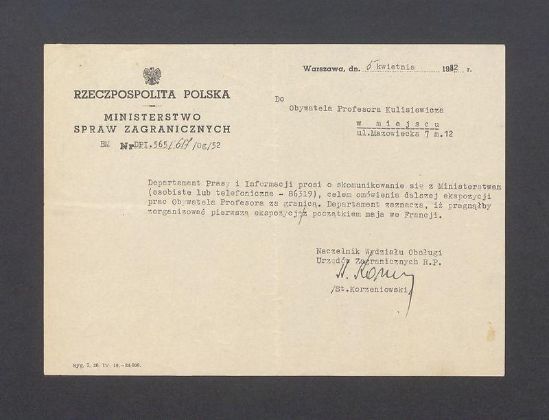 Departament Prasy i Informacji prosi o skomunikowanie się z Ministerstwem [...]