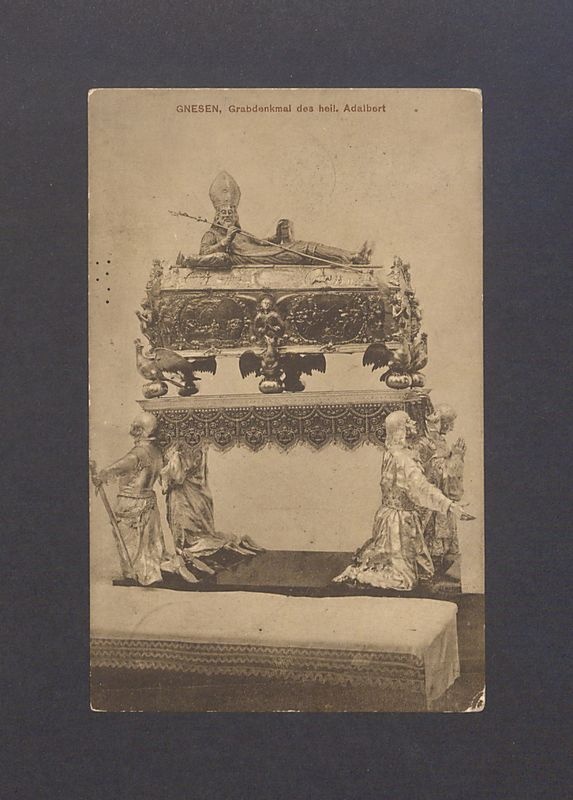 Grób św. Wojciecha w katedrze gnieźnieńskiej.